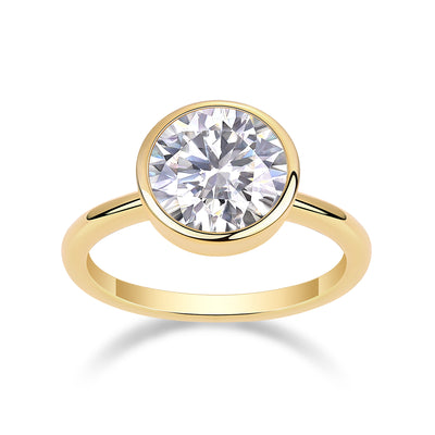 1Time Bubble Large Diamond Ring Luxury Fashion Set Moissanite Silver Ring Prohibit TikTok sales - 5 - CJ