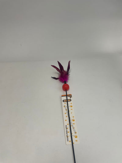 Color - changing Feather And Toy Ball Cat Teaser - 5 - CJ
