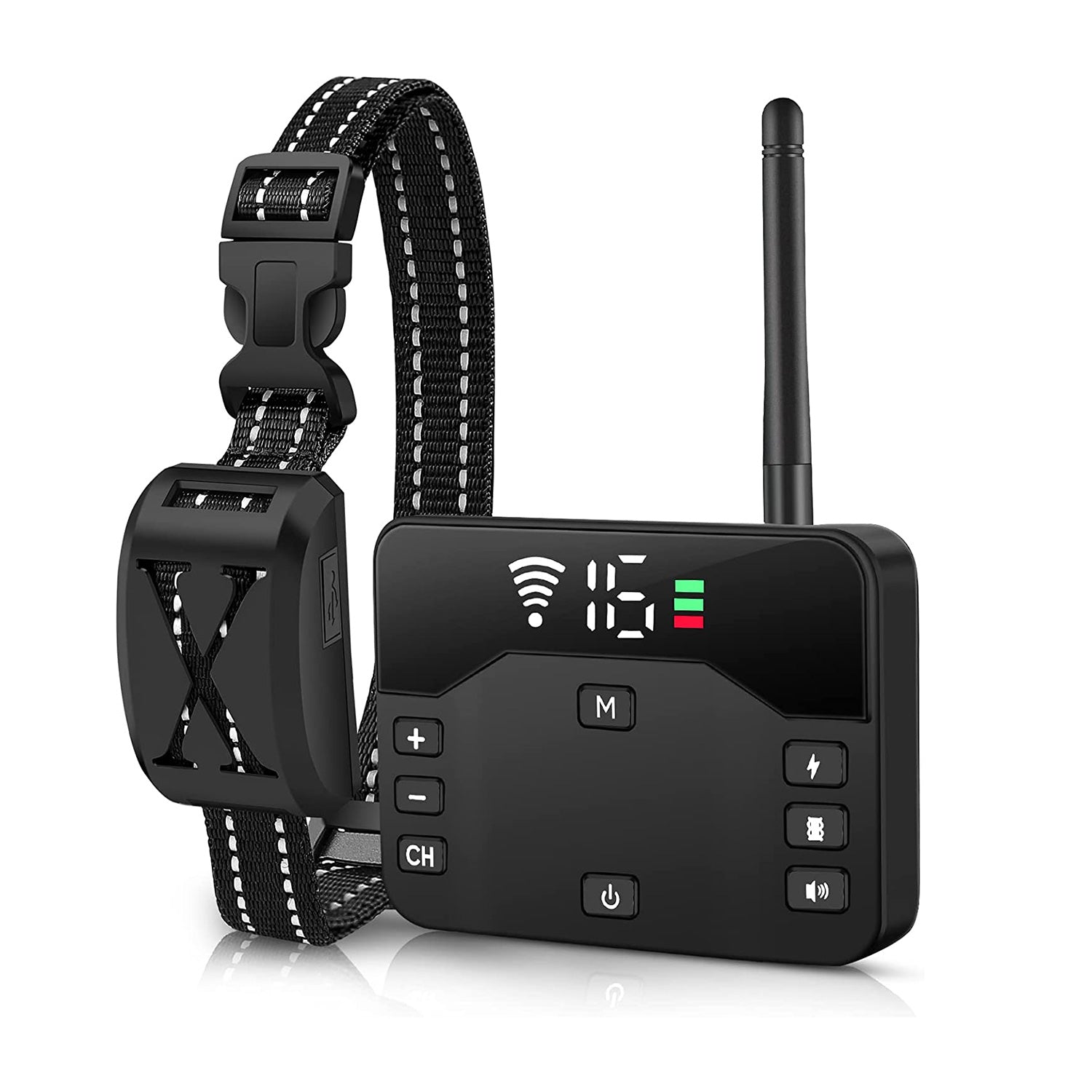 2 In 1 Wireless Electric Dog Fence Waterproof Pet Shock Boundary Containment System Electric Training Collar With 2 Receiver Collars For Small Medium Large Dogs - 5 - CJ