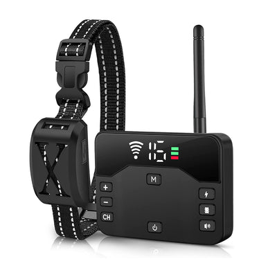 2 In 1 Wireless Electric Dog Fence Waterproof Pet Shock Boundary Containment System Electric Training Collar With 2 Receiver Collars For Small Medium Large Dogs - 5 - CJ