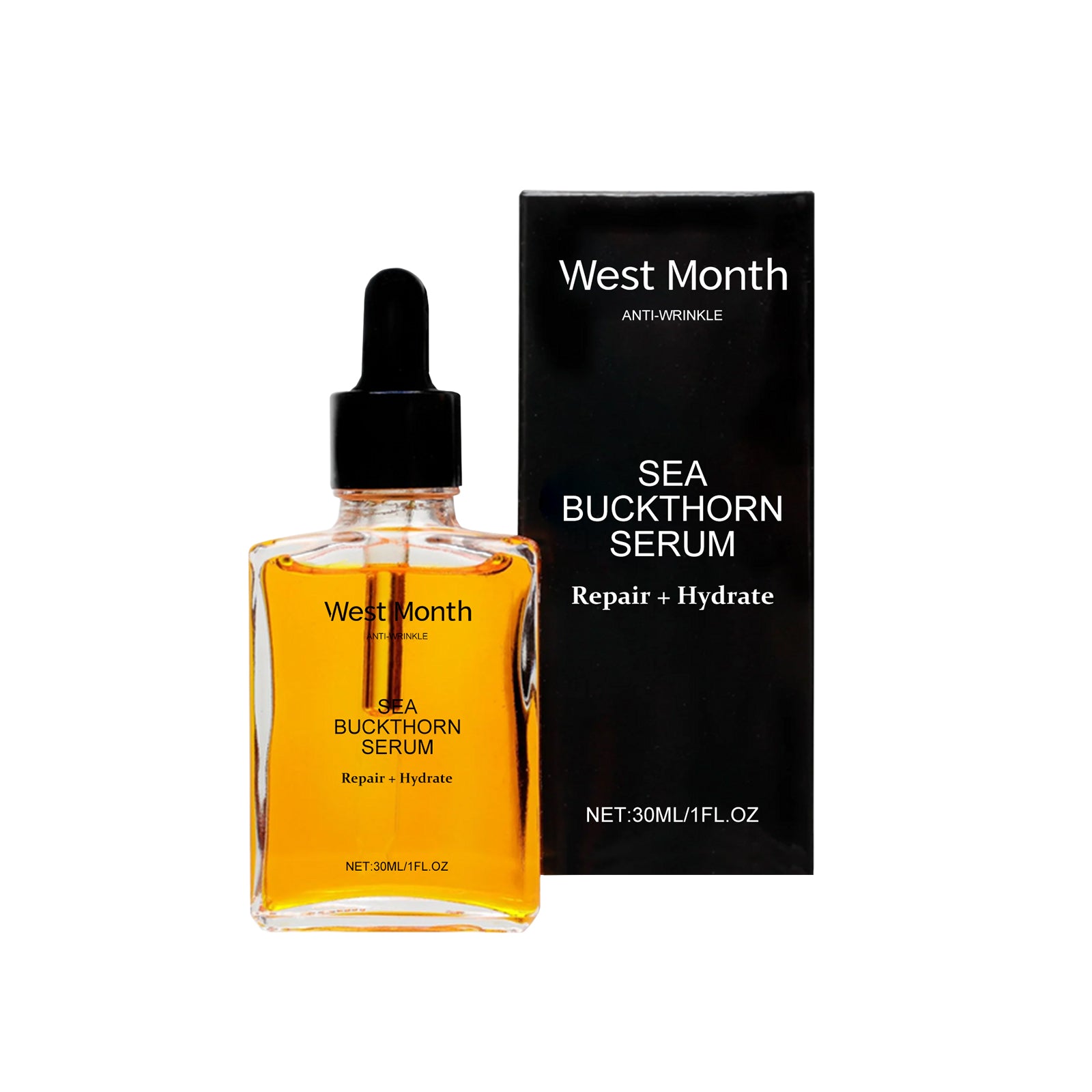 West&Month Sea Buckthorn Moisturizing Essence Gentle Moisturizing Hydrating Moisturizing Firming Skin Tender Essence - 5 - CJ