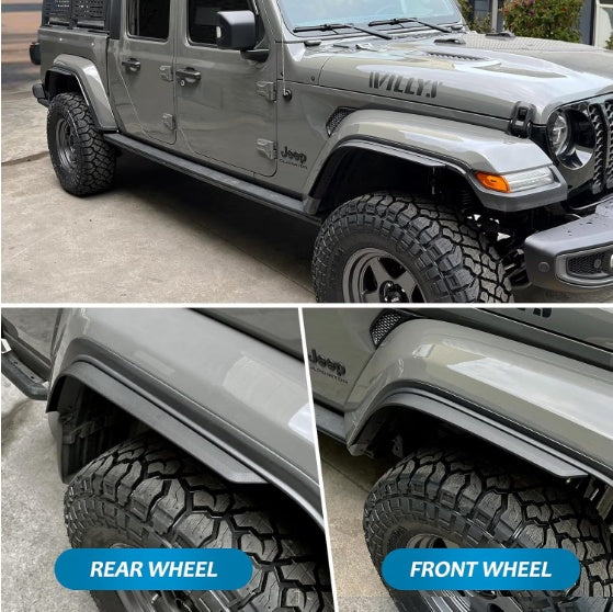 Front  Rear Fenders Compatible With 2020 - 2024 Wrangler Gladiator JT Sport  Willys - 5 - cjdropshipping