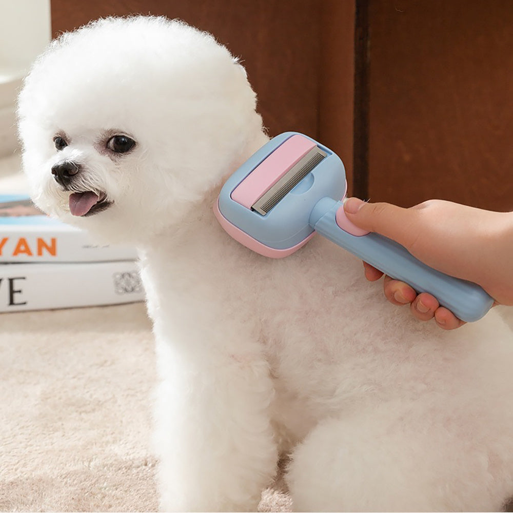 Pet Grooming Brush Dog Deshedding Brush For Large Dogs, Dematting Comb De - shedding Tool For Hair Cats, Pet Hair Grooming Brush Reduces Shedding, Great For Short To Long Hair Breeds - 5 - CJ