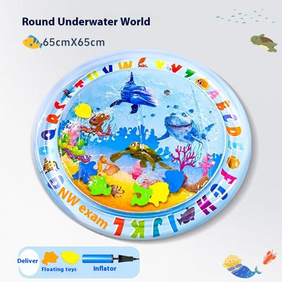 Summer Cooling Pet Water Bed Cushion Ice Pad Dog Sleeping Square Mat For Puppy Dogs Cats Pet Kennel Cool Cold - 0 - CJ - Undersea World 65cm - 1PCS - CJYD205849603CX