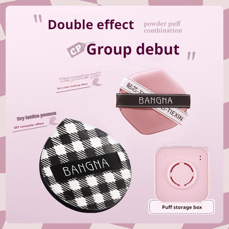 Grilled Powder Puff Set With Air Cushion For Ultra Soft And Comfortable Fit - 0 - CJ