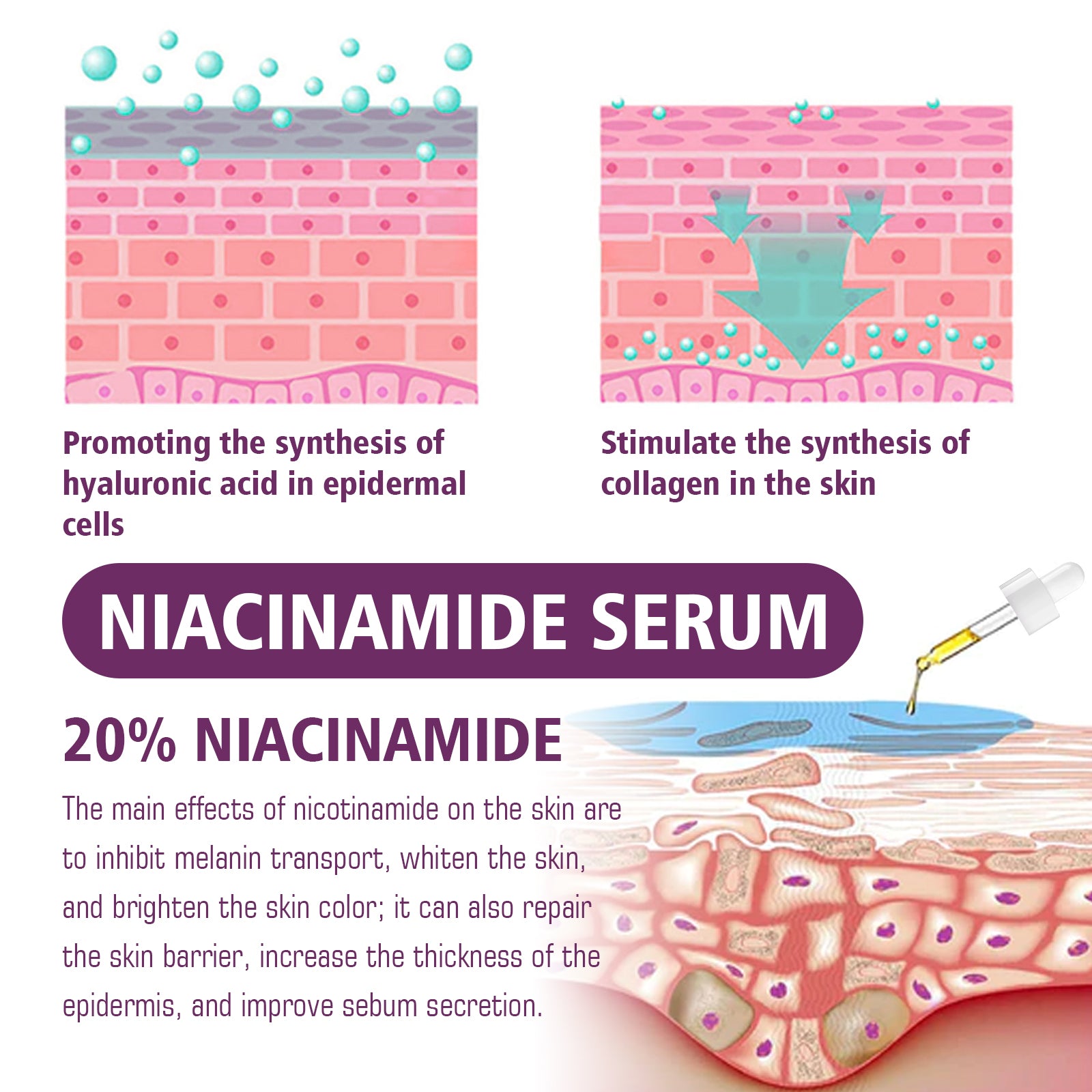 EELHOE Niacinamide Serum, Skincare Lifting Spot - Blemishing And Anti - Wrinkle Serum - 5 - CJ