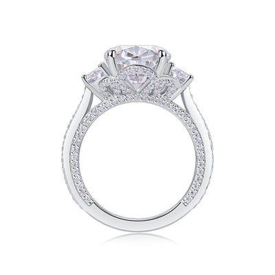 1Crown Of Radiance - A Fashionable And Luxurious Jewelry Accessory Set With Moissanite S925 Sterling Silver And Platinum - plated Diamond Prohibit TikTok sales - 5 - CJ