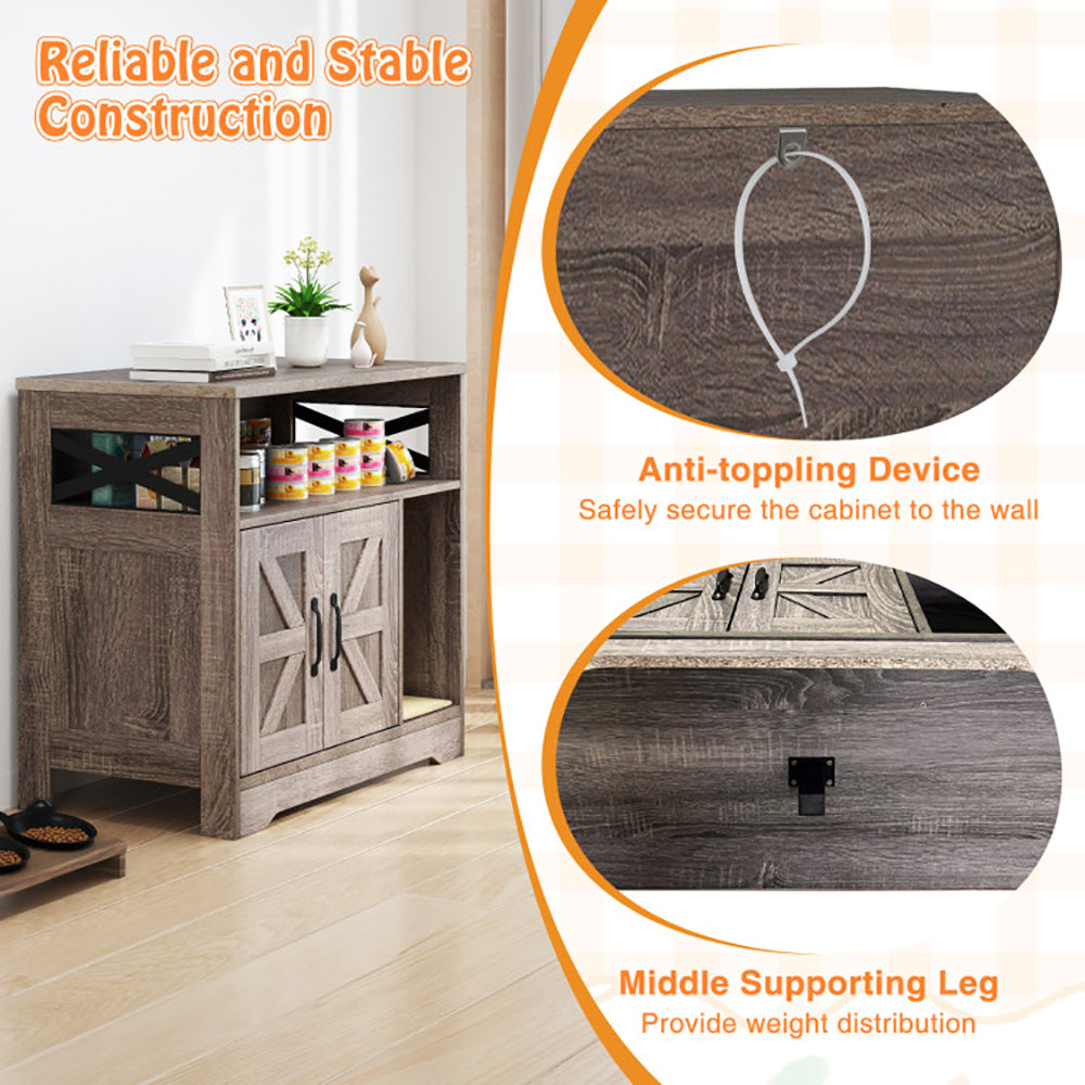 Cat Litter Box Enclosure Hidden Cat Washroom Furniture With Storage - 5 - cjdroshippping