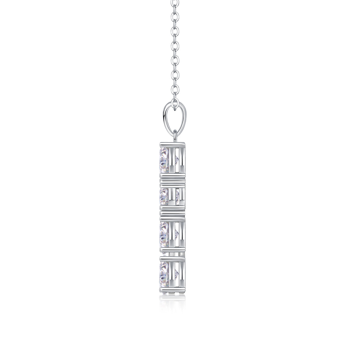 1Soul Guidance - Fashionable Jewelry Pendant Set With Moissanite S925 Sterling Silver And Platinum - plated Diamond, Moissanite Silver Jewelry Prohibit TikTok sales - 5 - cj