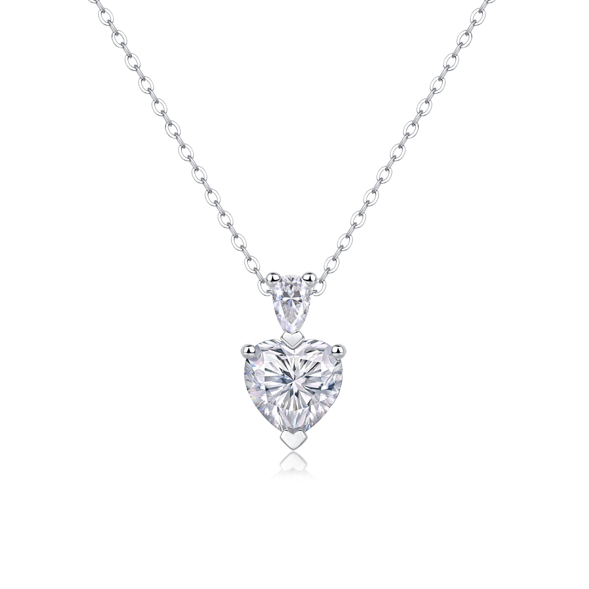 1The Beloved Of The Heart - A Fashionable And Luxurious Diamond Jewelry Pendant Set With Moissanite S925 Sterling Silver And Platinum Plating Prohibit TikTok sales - 5 - CJ