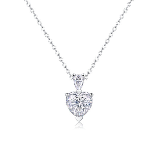 1The Beloved Of The Heart - A Fashionable And Luxurious Diamond Jewelry Pendant Set With Moissanite S925 Sterling Silver And Platinum Plating Prohibit TikTok sales - 5 - CJ