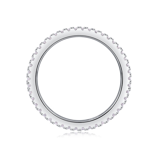 1Double Ring Shadow - A Fashionable And Luxurious Jewelry Piece Set With Moissanite S925 Sterling Silver And Platinum - plated Diamond Prohibit TikTok sales - 5 - CJ