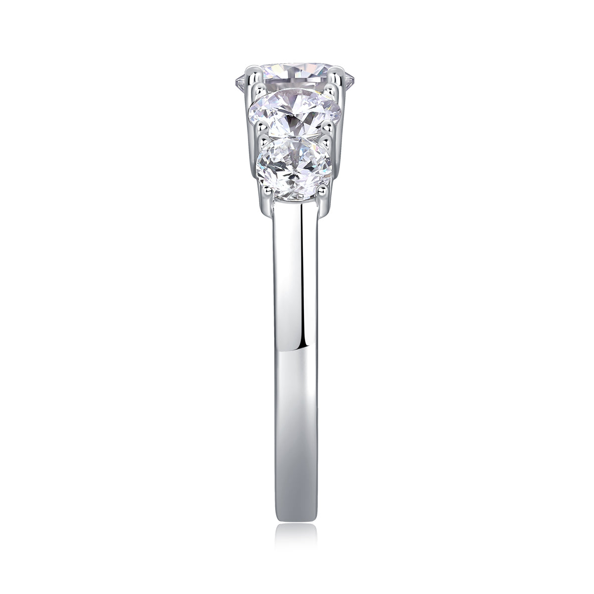 1Luxury Fashion Diamond Rings Lots Of Moissanite Silver Rings Prohibit TikTok sales - 5 - CJ