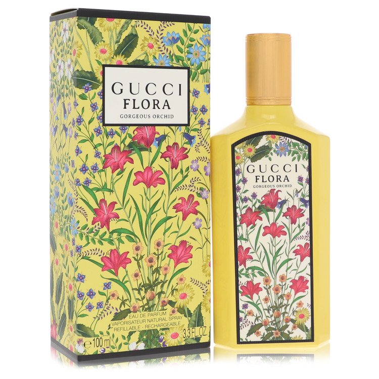 Flora Gorgeous Orchid by Gucci Eau De Parfum Spray 1.0 oz