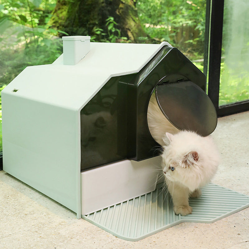 Fully Enclosed Household Anti - splash Drawer Type Odor - proof Cat Litter Box - 0 - CJ