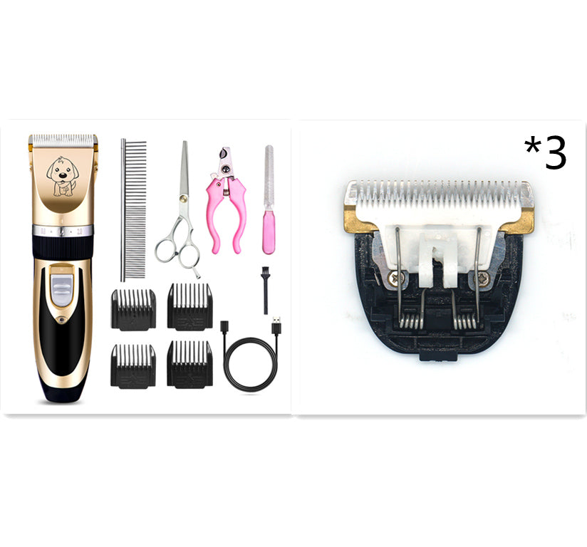 Rechargeable Cat Hair Clipper Pet Electrical Hair Cutter Lady Shaver - 0 - CJ - Set2 - USB - CJGY205551254BY