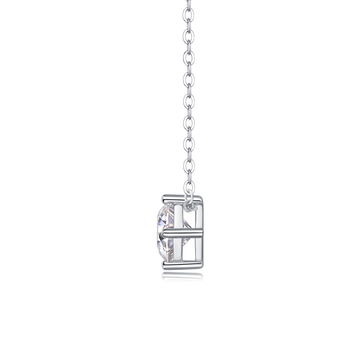 1True Heart - A Fashionable And Luxurious Diamond Jewelry Pendant Set With 1 - carat Moissan Diamond S925 Sterling Silver Prohibit TikTok sales - 5 - cj