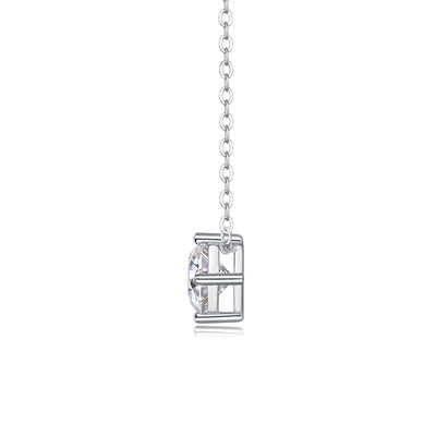 1True Heart - A Fashionable And Luxurious Diamond Jewelry Pendant Set With 1 - carat Moissan Diamond S925 Sterling Silver Prohibit TikTok sales - 5 - cj