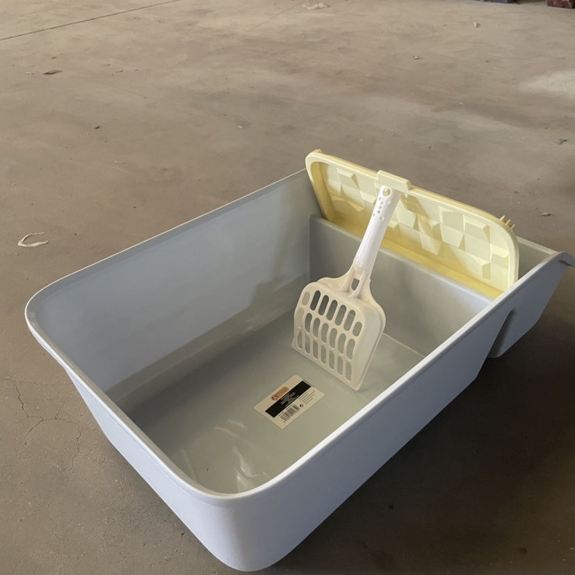 Small Square Cat Litter Box - 5 - CJ