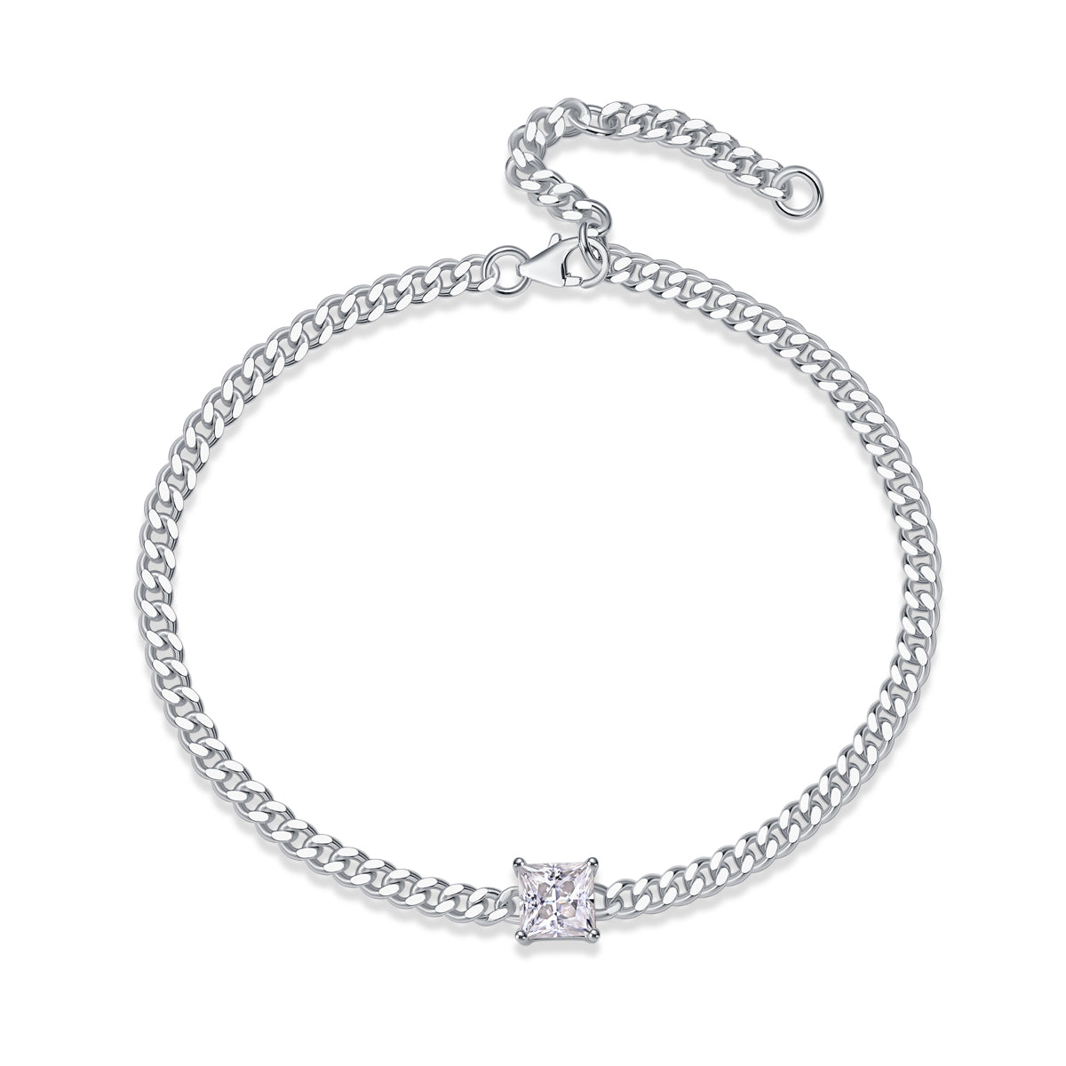 1Resolute Luxury Fashion Mossan Diamond S925 Silver Bracelet Prohibit TikTok sales - 5 - CJ
