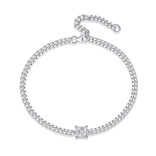 1Resolute Luxury Fashion Mossan Diamond S925 Silver Bracelet Prohibit TikTok sales - 5 - CJ