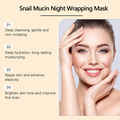 Viareline Turmeric Sleeping Mask Gentle Hydrating Exfoliating Mask Gel Hydrating And Moisturizing Mask - 5 - CJ