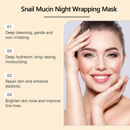 Viareline Turmeric Sleeping Mask Gentle Hydrating Exfoliating Mask Gel Hydrating And Moisturizing Mask - 5 - CJ
