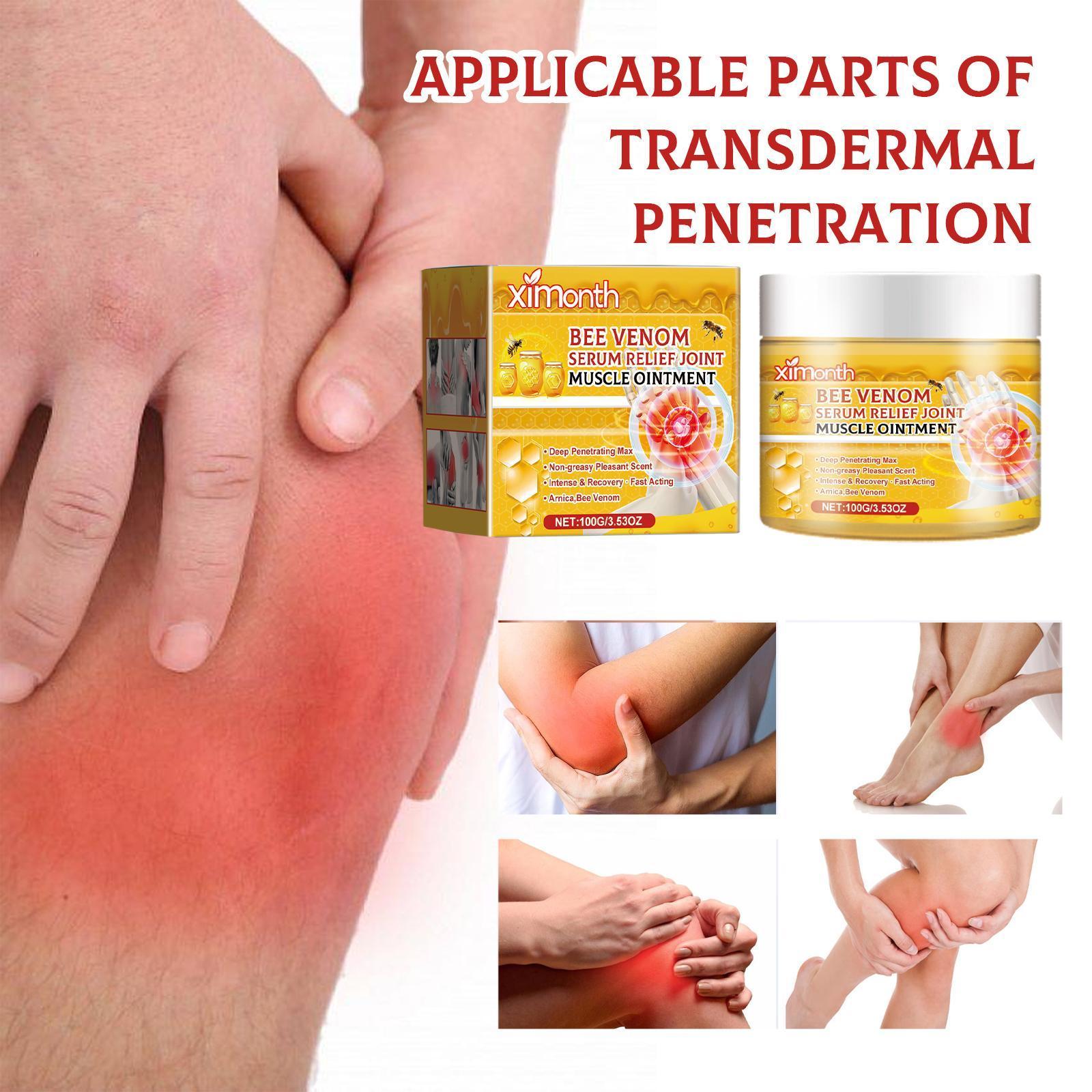 Simon's Evening Primrose Bee Venom Joint Care Cream, Relieves Joint Muscle Pain And Body Discomfort Care Massage Cream - 5 - CJ