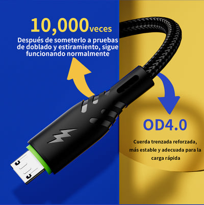 L201 Micro USB Cable 2.1A 1M Black USB 3.0 UWINN - 5 - CJ