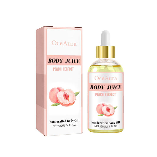 Peach Scented Body Oil Hydrating, Moisturizing, And Firming Massage Oil - 5 - CJ