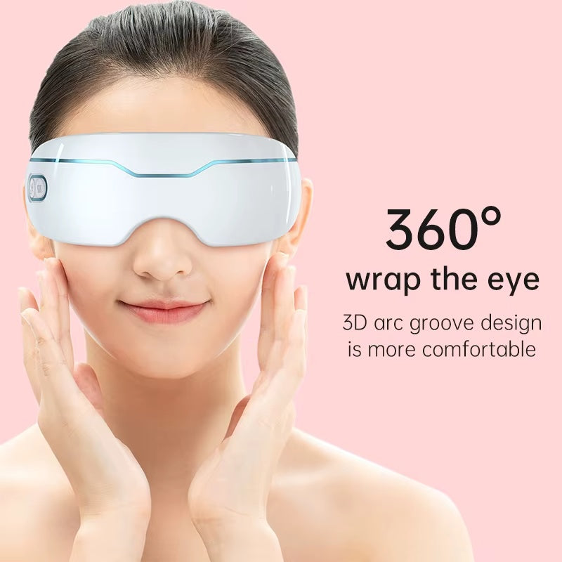 Intelligent Cooling Water Spraying Eye Spa Therapy Tool Eye Relaxation Electric Warming Steaming Compression Eye Massager - 5 - CJ