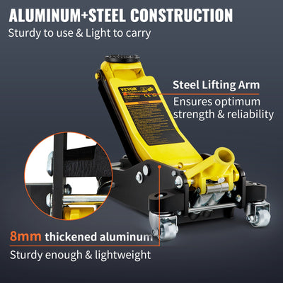 3 - ton Low Profile Aluminum Steel Racing Car Landing Jack Dual Lifting Car Automatic, Banned Platform Temu - 5 - cjdropshipping