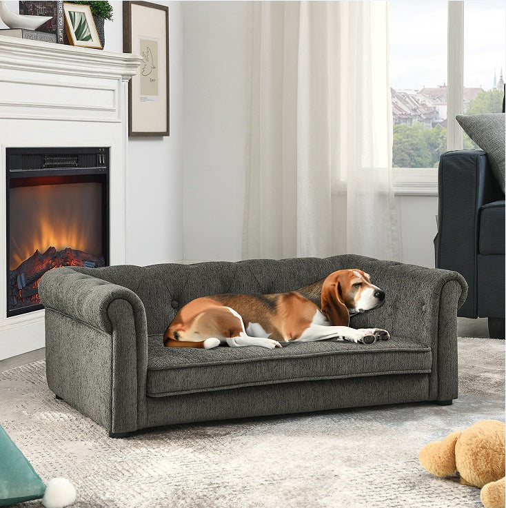 Elegant Rectangular Pet Bed Suitable For Medium And Large Dogs - 5 - CJ