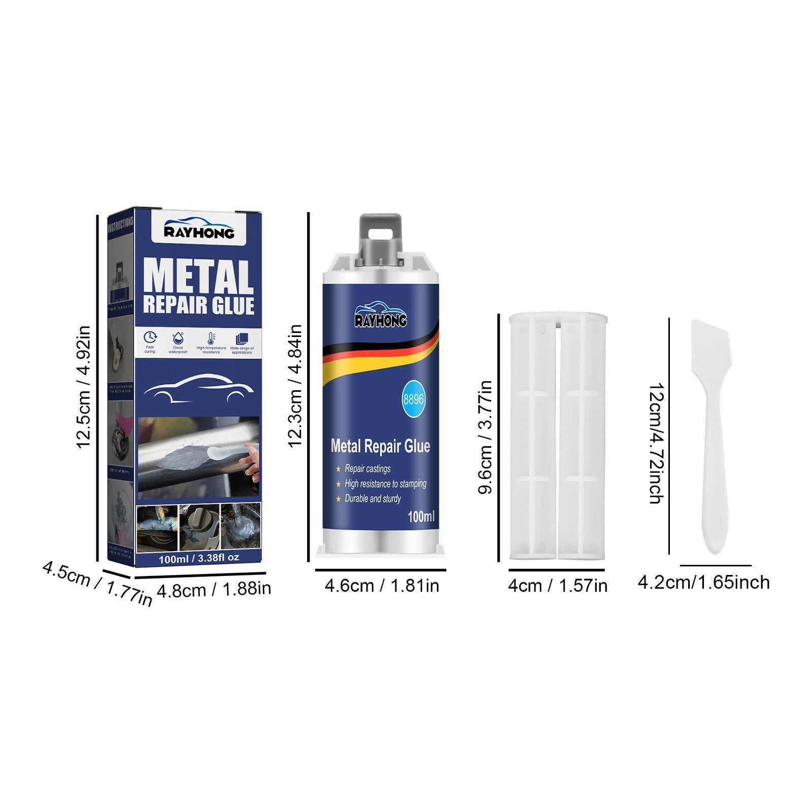 Ruihong Metal Casting Glue 100ml High Temperature Resistant Welding Glue Strong Electric Welding Glue For Metal Castings With Sand Holes, Porosity And Cracks - 5 - cjdropshipping