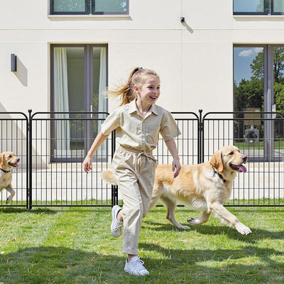 Gardner Pet Dog Fence Indoor And Outdoor Small And Medium Dog Foldable With Gravity Automatic Lock Pet Activity Fence - 5 - CJ