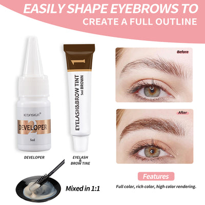 ICONSIGN Lash Lift EyeLash Eyebrow Dye Tint Kit Lashes Perm Set Brow Lamination Makeup Tools - 5.0 - CJ