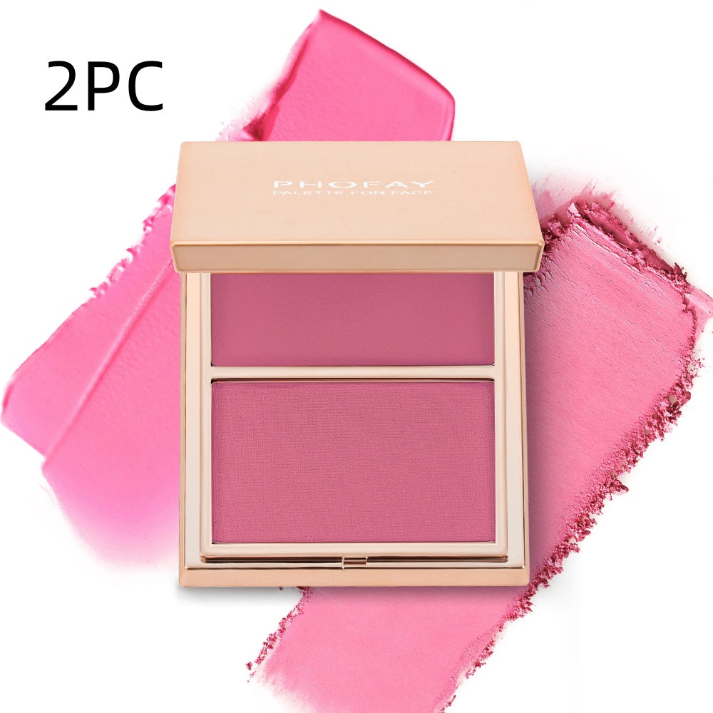 PHOFAY Double - Take Cream & Powder Blush Duo - 4 - CJ - 1PCS - 06 2PC - CJCZ204749119SH