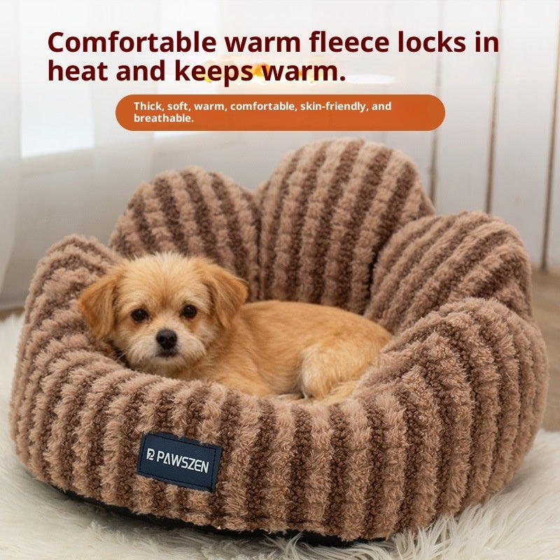Petal Cat Nest Thickened Large Warm Kennel - 0 - CJ