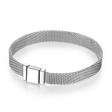S925 Sterling Silver Beads DIY Accessories Beads Silver Jewelry Bracelet Girls Simple Basic Watch Chain - 4 - CJ - PP0001 - 21cm - CJJE1597827 - PP0001 - 21cm