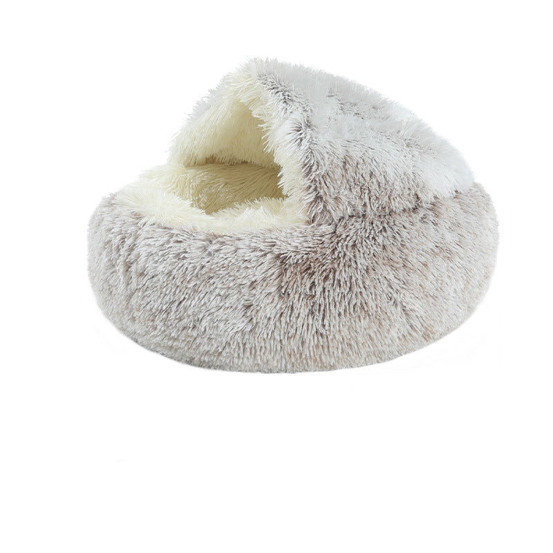 Crystal velvet warm round half - pack cat litter - 0 - CJ