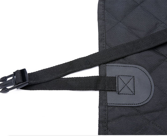 Dog Car Seat Cover View Mesh Pet Carrier Hammock Safety Protector Car Rear Back Seat Mat With Zipper And Pocket For Travel - 0 - CJ