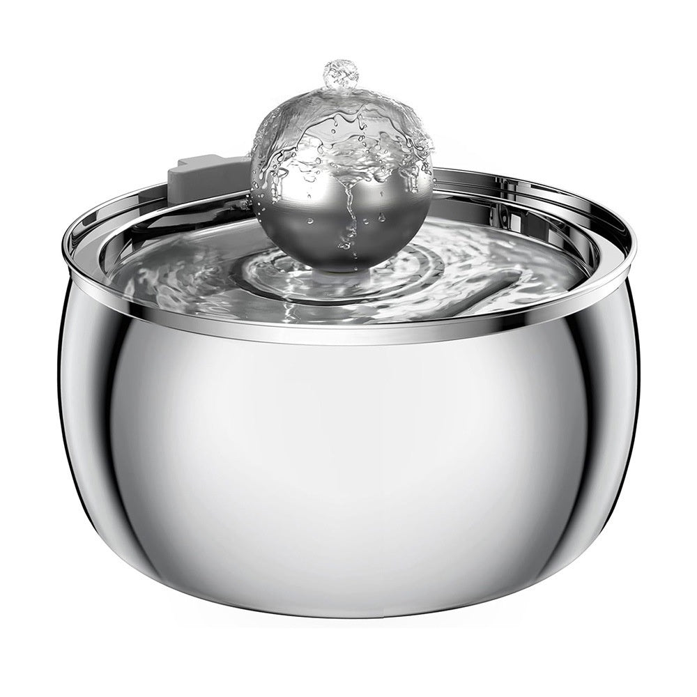 4L Water Drop Large Capacity Pet Stainless Steel Water Dispenser - 0 - CJ