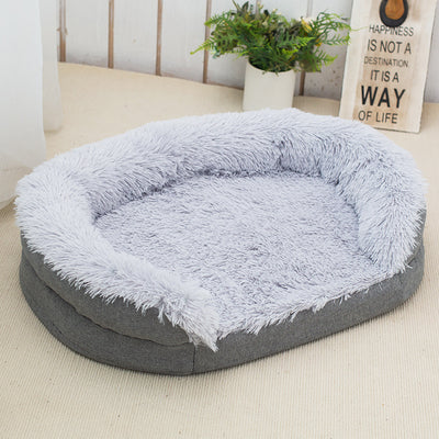 Winter Warm Pet Plush Large Kennel - 0 - CJ