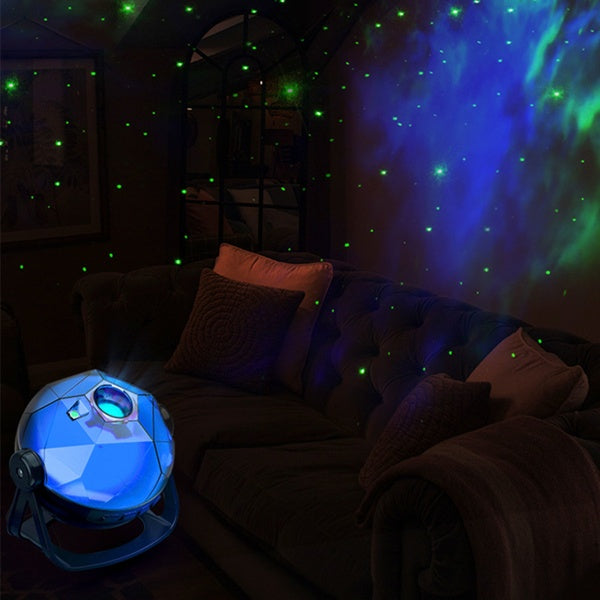 Galaxy Starry Sky Projection Lamp, Indoor Atmosphere Lighting Decoration - 5 - CJ