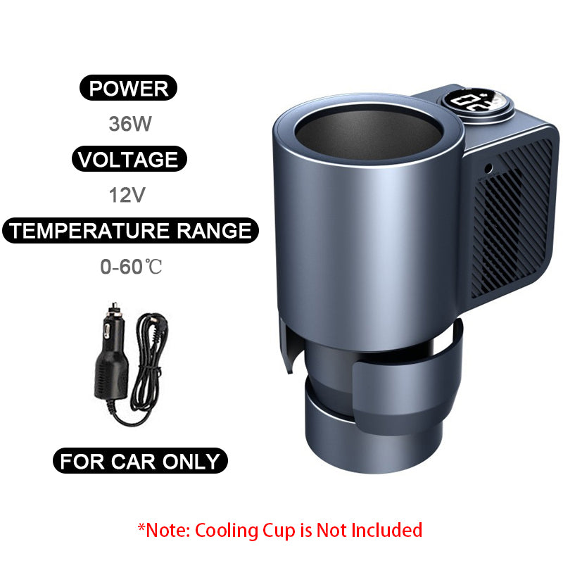 Smart 2 In 1 Car Heating Cooling Cup For Coffee Miik Drinks Electric - 0 - CJ - Standard - CJQC163119601AZ