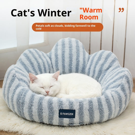 Petal Cat Nest Thickened Large Warm Kennel - 0 - CJ