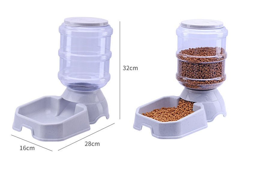 Automatic Pet Feeder Water Fountain - 0 - CJ