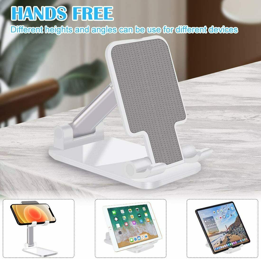 Cell Phone Stand Desktop Holder Tablet Stand Mount Mobile Phone Desktop Tablet Holder Table Cell Foldable Extend Support Desk Mobile Phone Holder Stand - 5 - CJ