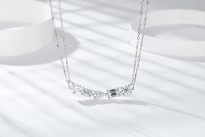 1Galaxy - A Fashionable And Luxurious Diamond Jewelry Pendant Set With Moissanite S925 Sterling Silver And Platinum Plating Prohibit TikTok sales - 5 - CJ