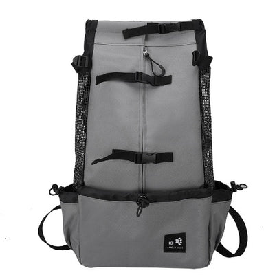 Pet Dog Carrier Bag Carrier For Dogs Backpack Out Double Shoulder Portable Travel Backpack Outdoor Dog Carrier Bag Travel - 0 - CJ - Dark grey - L - CJJJCWGY02426 - Dark grey - L